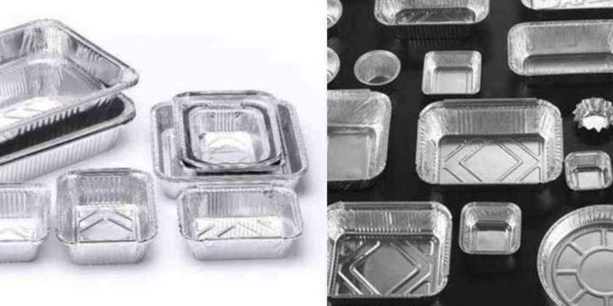 Utilization of foil containers for the packaging of food products