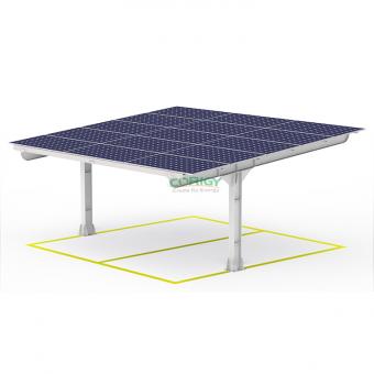 Corigy Two Cars Steel Parking Shed Solar Module Mounting Structure Manufacturer,Corigy Two Cars Steel Parking Shed Solar Module Mounting Structure Design